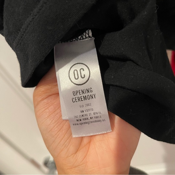 Opening Ceremony cutout embroidered t shirt (M/L) - Picture 5 of 7